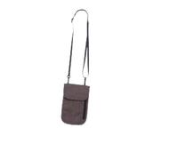 CALLARON 1pieza Multifuncional Portadocumentos De Cuello para Pasaporte y Tarjetas Bolsa De Viaje Portátil y Segura Color Café
