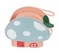 CALLARON 1pieza Niño Niña Mochila Saco Hongo Diseño Caricatura Monedero Cambios Bolsa De Hombro para Niñas y Niño Niña Color Aleatorio