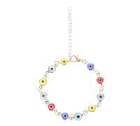 CALLARON 1pieza Pulsera De Ojos Maléficos Ajustable De Joyería Dorada Para Amistad y Accesorio Para Mujeres y Niñas