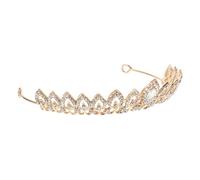 CALLARON 1Pieza Tiara De Novia Aleación Con Rhinestones Para Fiestas y Accesorio Ligero y Cómodo Para Mujeres