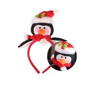 CALLARON 2 Diademas Tridimensionales Navideñas Patrón de Dibujos Animados, para Disfraces y Fiestas Color Aleatorio