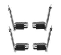 CALLARON 2 Par Reposapiés De Repuesto Para Silla De Ruedas Reposapiés Aplicables Abatibles Placas Pies y Presillas Talón Para Sillas De Ruedas y