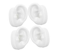 CALLARON 2 Pares De Modelos De Simulación De Oreja De Silicona para Práctica De Perforación Modelo De Práctica De Perforación Modelo De Entrenamiento De Perforación De Oreja Perforación