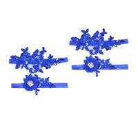 CALLARON 2 Pares De Saxofón De Juguete Para Niños Regalo De Fiesta Anillo De Muslo Servilletas De Boda Servilletas Una Silla Alta Pancarta Favores De Boda Accesorios Azules Liga De Novia