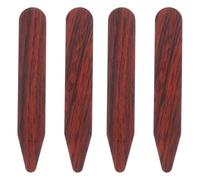 CALLARON 2 Pares Insertos De Cuello De Madera Para Camisas De Vestir Soporte De Collar Para Hombre Y Mujer Mantiene La Forma Y Firmeza Del Cuello Accesorios De Moda Para Uso Diario