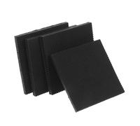 CALLARON 2 Pares Reparación De Parche De Etiqueta Engomada Inferior Del Zapato Protector Único Del Zapato Almohadillas Para Zapatos Sin Deslizamiento Taloneras Para Mujer Caucho Black