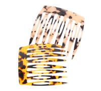 CALLARON 2 Peines Laterales Para Cabello Grueso Accesorios Para El Cabello Peines Laterales Franceses Peines Laterales Para Cabello Y Lámina De Acetato