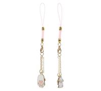 CALLARON 2 Piezas Colgante para Teléfono Móvil Diseño Único y Cuerda de Aleación Resistente, Decoración Kawaii para Celular, No se Rompe Desvanece, Accesorio Delicado