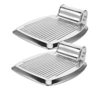 CALLARON 2 Piezas De Reposapiés Para Silla De Ruedas Accesorios Para Andador Reposapiés Elevadores Para Silla De Ruedas Reposapiés Para Scooter De Movilidad Aleación De Aluminio Color