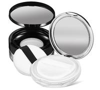 CALLARON 2 Piezas Estuche Compacto de Polvo con Puff Contenedores de Maquillaje Vacíos Diseño de Malla Elástica Portátil y Reutilizable para Cosméticos