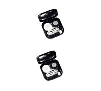 CALLARON 2 Piezas Estuche para Lentes De Contacto Mini Contenedor De Lentes Porta Lentes Casos Caso