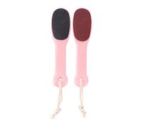 CALLARON 2 Piezas Exfoliante para Pies de Plástico Herramienta de Pedicura Doble Cara Removedor de Piel Muerta Accesorio de Pedicura para Pies Casa