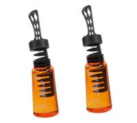 CALLARON 2 Piezas Gel hidratante estilo sostener peine de peinado para hombres peine de cabello de cera para hombres peine de gel para peinar el cabello gel de peinado el plastico Marrón