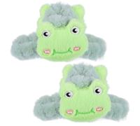 CALLARON 2 Piezas horquilla de felpa clips de garra extra grandes para cabello grueso pinza de pelo de felpa de colores pinzas de garra para cabello clips de garra de peluche Green