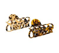 CALLARON 2 Piezas Horquilla Pinza Cabello De Mujer Pinza De Garra De Mandíbula Pasador De Moda Cabello