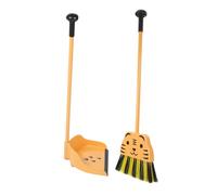 CALLARON 2 Piezas Limpieza Infantil Mini Escoba y Recogedor para Kit de Juego de Imitación para Preescolar y Hogar Diseño para Fomentar Autonomía y Hábitos de