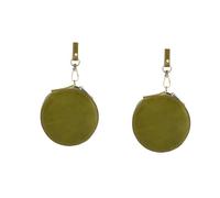 CALLARON 2 Piezas Mini Monedero Llavero Billetera Redonda para Mujer Bolso Bandolera Redondo Monedero Pequeño Monedero Monedero Llavero Monedero De Cuero Mini Moneda Antiguo Hombre Pulsera