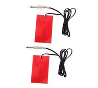 CALLARON 2 Piezas Pedal De Pie De La Máquina Del Pedal De Control De Pie Interruptor De Pedal De Pedal Antideslizante Pedal De Pies De Pedal Para Metal Rojo