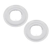 CALLARON 2 Piezas Protector del Buje Trasero Cubierta del Volante Bicicleta Abs Blanco, Protege los Radios Cable del Volante Trasero, Fácil de Limpiar, para Bicicletas de Montaña y