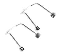 CALLARON 2 Piezas Soporte Metálico para Almohadillas Nasales con Tornillo Único Resistente Antideslizante Cómodo y Duradero para Gafas de Adulto Repuesto para Monturas