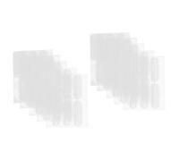 CALLARON 2 Series Artefacto De Parche De Orejas Moldeable Estético Espuma Pequeño Parches De Soporte Para Pendientes Protector De Orejas Accesorio De Oído Epva Transparente 30 Piezas*2