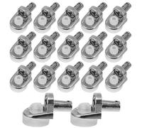 CALLARON 20 Clavijas para Estantes Ventosa de Expansión, Soporte Metálico Reforzado para Armarios, Soportes para Estantes de Muebles, Kit de 20 Piezas para Estanterías de Cocina y Baño