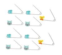 CALLARON 20 piezas Alfileres de Seguridad para Niña con Cierre Bloqueo Pin U Pequeño con Diseño de Animales Seguro para Ropa y Recién Nacido Accesorios Decorativos Infantiles