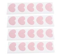 CALLARON 20 Piezas Curita Forma de Corazón Vendajes Rojos de Dibujos Animados para Dedos Protectores de Dedos para Heridas Pequeñas Vendas Adhesivas Transpirables Parches Prácticos de Dibuj