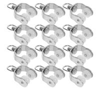 CALLARON 20 Piezas de Poleas de Riel para Cortinas, Accesorios de Polea de Plástico de Alta Dureza para Rieles de Cortina Antiguos y Curvos, Rodillos Deslizantes para Uso Residencial