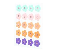 CALLARON 20 Piezas Pegatina De Cubierta De Flores Pequeño Para Facial Parches Piel Pegatinas Parche De Cicatriz Pegatina De Maquillaje Pegatina Que Cubre La Cara Pegatina Adhesiva Pedrería