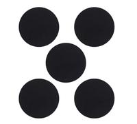 CALLARON 20 Piezas Pegatina Negra de Acero Inoxidable para Soporte de Móvil, Placa Redonda para Accesorios de Teléfono, Fácil de Usar, Adecuado para Montaje en Coche