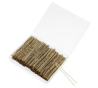 CALLARON 200 Piezas pasador de pelo francés tú formas bobby Horquillas elegantes horquillas para el cabello en forma de u señora pasadores tocados en forma de u moño de pelo planchar Golden