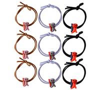 CALLARON 20piezas Cuerda Pelo De Dinosaurio Diadema Goma Accesorios Pelo Para Niñas y Bebés Para Jugar El Parque