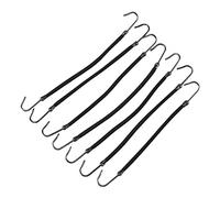 CALLARON 20piezas Ganchos Para Coletas Café Accesorios Elásticos Para Peinados Medios y Trenzas Sin Daño Al Cabello