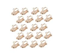 CALLARON 20piezas Pendientes Bañados De Clip Sin Dolor Ni Perforación Para Mujer y Hombre Dorados Para Fiesta y Uso Diario