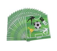CALLARON 20piezas Servilletas Desechables De Fútbol Diseño Cumpleaños y Reuniones Familiares Alta Absorbencia y Material De