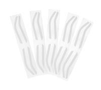 CALLARON 24pares Plantillas de Diseño para Cejas de Silicona Reutilizables de Modelos Ajustables para Tinte de Cejas Herramientas Auxiliares de Belleza para Maquillaje de Ojos