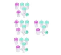 CALLARON 28 Piezas Tubos Vacíos para Brillo Labial Envases Recargables de Seguro y Transparente Contenedores Portátiles para Bálsamo Labial y Maquillaje DIY Prácticos para y Diario