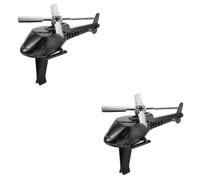 CALLARON 2juegos Ambientador De Helicóptero Para Auto Difusor De Varillas De Decoración De Aire Para y Diseño Aeronáutico Color Negro