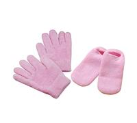 CALLARON 2pares Guantes Exfoliantes de Gel Hidratante para Manos Secas y Agrietadas con Infusión de Aceites Esenciales para Spa para Cuidado de Manos