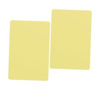 CALLARON 2piezas De Silicona Para Practicar Tatuajes Grosor Color Amarillo Suave Para Tatuajes Para Practicar Técnicas De Corte y Nebulización