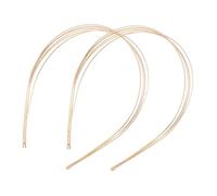 CALLARON 2piezas Diadema de Metal Multicapa para Mujer Aro Brillante Banda Metálica Conjunto de Diademas de Moda para Uso Diario Accesorios Cabello de Novia