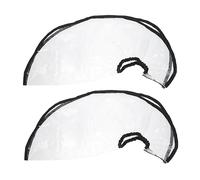 CALLARON 2piezas Embudo De Champú Para Lavar El Cabello Embudo De Plástico Para Enjuague y Champú Para El Hogar o Peluquería Color Negro