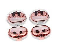 CALLARON 2piezas Estuche Organizador Lentes Contenedor Viaje Soporte Almacenamiento Compatible Todas Evita Fugas