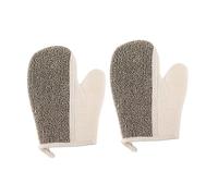 CALLARON 2piezas Guantes De Baño Exfoliantes Guantes De Masaje Para Ducha Toalla De Baño