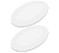 CALLARON 2piezas Paneles de Lienzo Ovalados Blancos de Algodón para Pintura Creativa, Tablero Decorativo Adecuado para Estudiantes y Artistas en Proyectos DIY