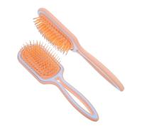 CALLARON 2piezas Peine De Masaje Desenredante Para Cabello Húmedo y Seco Material Elástico Para Mujeres y Niñas Alisador y Masajeador