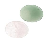CALLARON 2piezas Piedras De Masaje Facial Tabla De Raspado Portátil Herramienta De Masaje Gua Sha Placa Raspadora Para Aliviar El Guasha Facial