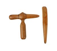 CALLARON 2piezas Tablero De Raspado Gua De Madera Natural Para Masaje De Herramienta De De Tensión Para Cuidado Personal y Relajación