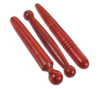 CALLARON 3 Palos de Masaje de Madera para Pies Forma Retro y Tradicional, Herramienta de Acupresión para Aliviar Estrés y Promover Circulación, Uso mientras Ves Televisión Estilo Aleatorio